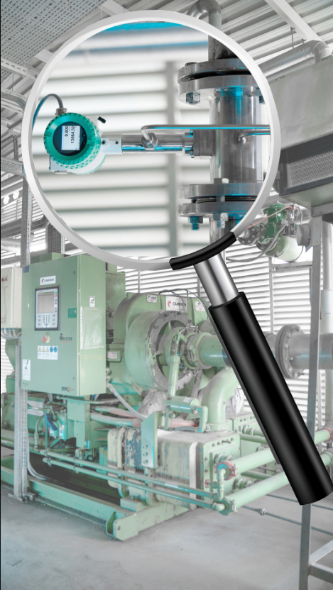 Đo lưu lượng khí máy nén turbo